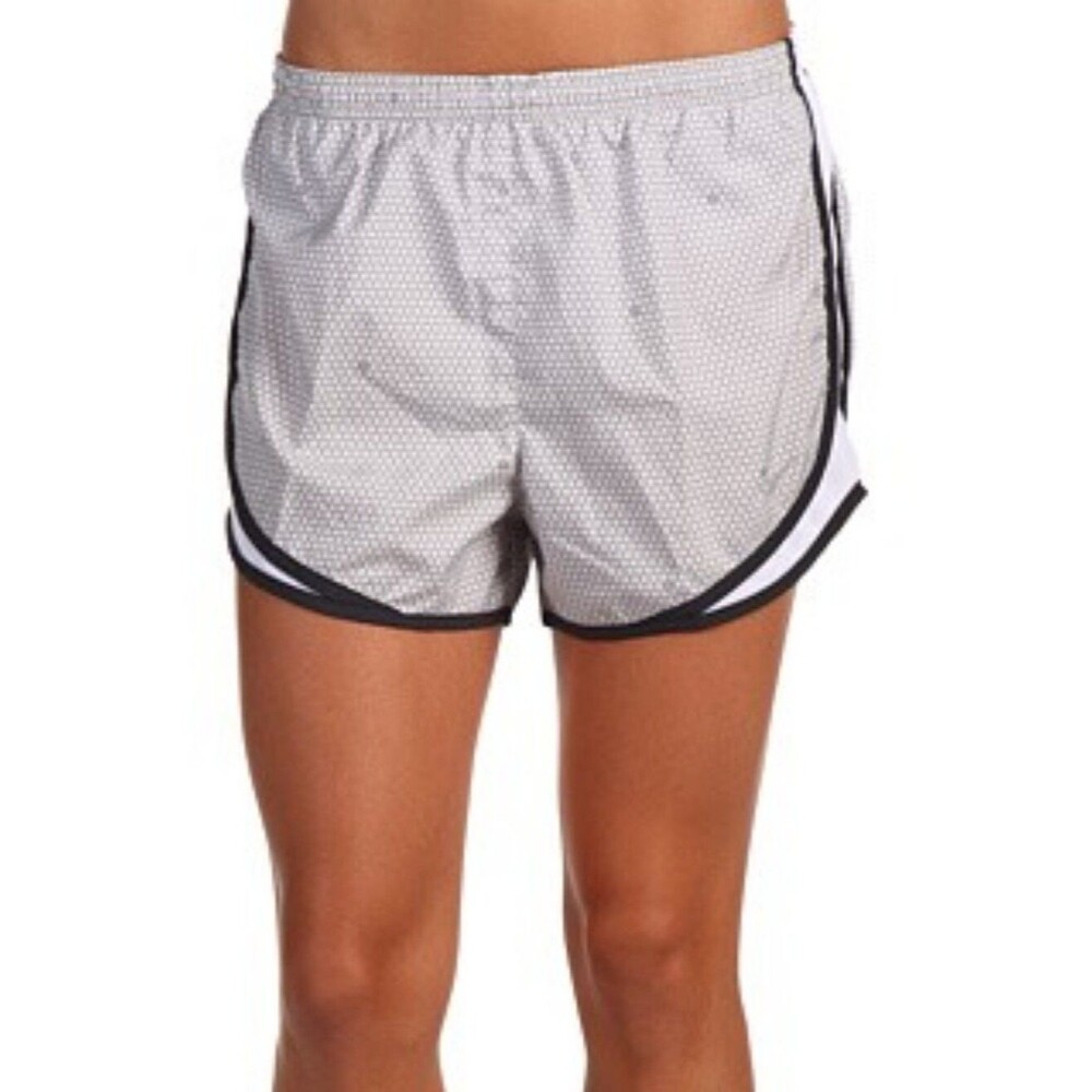 Nike Dri-Fit Tempo Running Shorts - Grey Honeycomb - Size Medium Womens